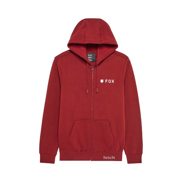 【メーカー在庫あり】 フォックス FOX アブソリュート ジップアップ フーディー ラスト Sサイズ 31593-180-S JP店