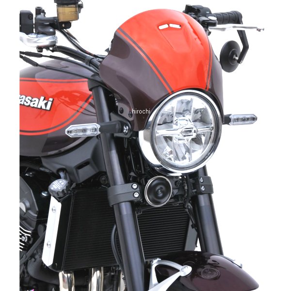アルマックス ERMAX ノーズフェアリング カワサキ Z900RS 18-25 メタリックディアブロブラック/キャンディライムグリーン 1503S68-10 JP店
