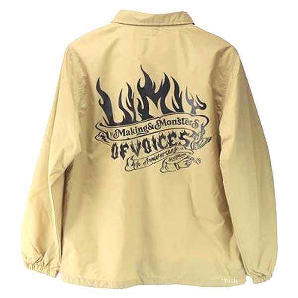 【メーカー在庫あり】 GOODS グッズ LIMIT OF VOICES コーチジャケット Sサイズ コヨーテ MMS-CJ001 JP店