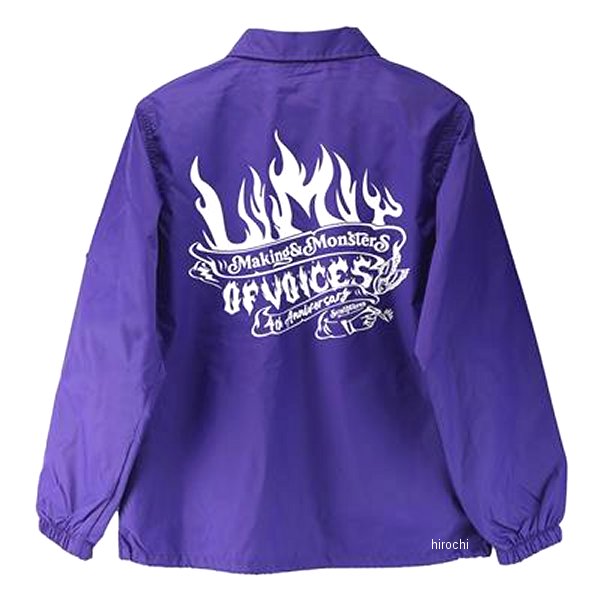GOODS グッズ LIMIT OF VOICES コーチジャケット Sサイズ パープル MMS-CJ011 JP店