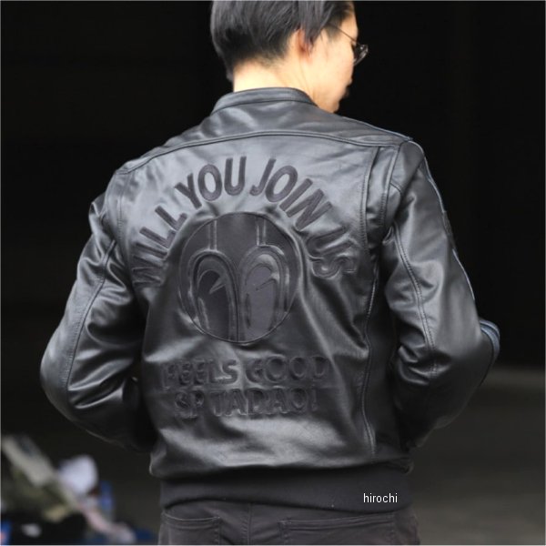 【メーカー在庫あり】 デグナー DEGNER SPJ-6 SP忠男 レザージャケット ブラック Mサイズ 4524486109331 JP店