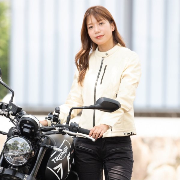 【メーカー在庫あり】 デグナー DEGNER FR20SJ-9A レザージャケット レディース アイボリー XLサイズ 4524486114502 JP店
