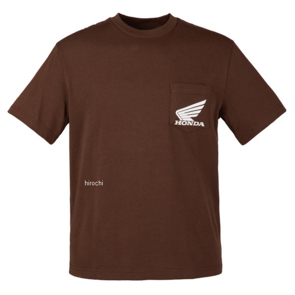 【メーカー在庫あり】 ホンダ純正 Wing Color T-shirt ブラウン XSサイズ 0SYEZ-75E-TXS JP店