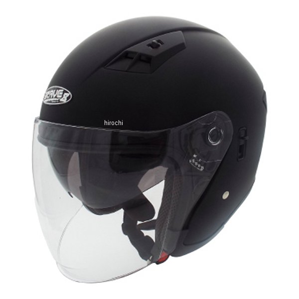 【メーカー在庫あり】 TNK工業 BV-8 インナーシールド付き JETヘルメット マットブラック L/XLサイズ（59～61cm未満） 4984679513893 JP店