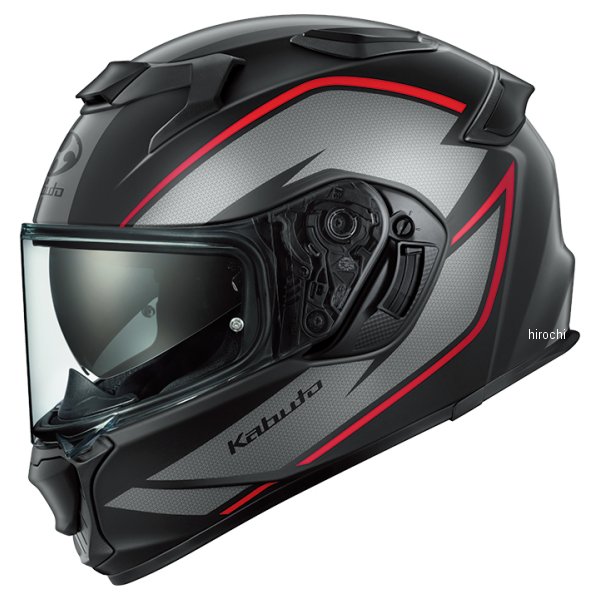 【メーカー在庫あり】 オージーケーカブト OGK KABUTO フルフェイスヘルメット KAMUI 5 TORZA フラットブラックレッド XL(61-62cm)サイズ 4966094643645 JP店
