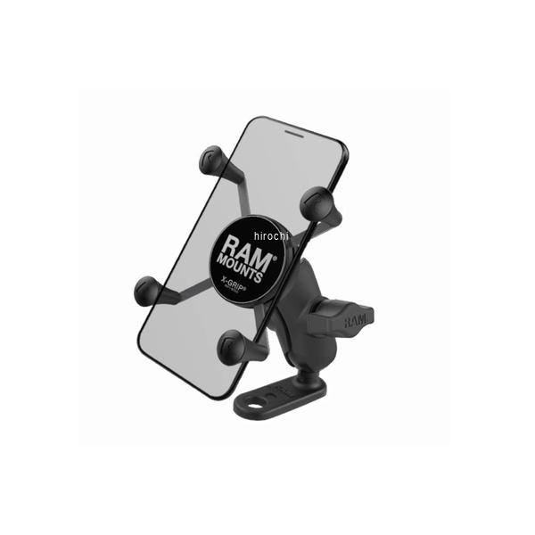 【メーカー在庫あり】 ラムマウント RAM Mounts XグリップS＆11mm穴ミラーフレームベースセット ショートアーム 1インチボール RAM-PL4 JP店