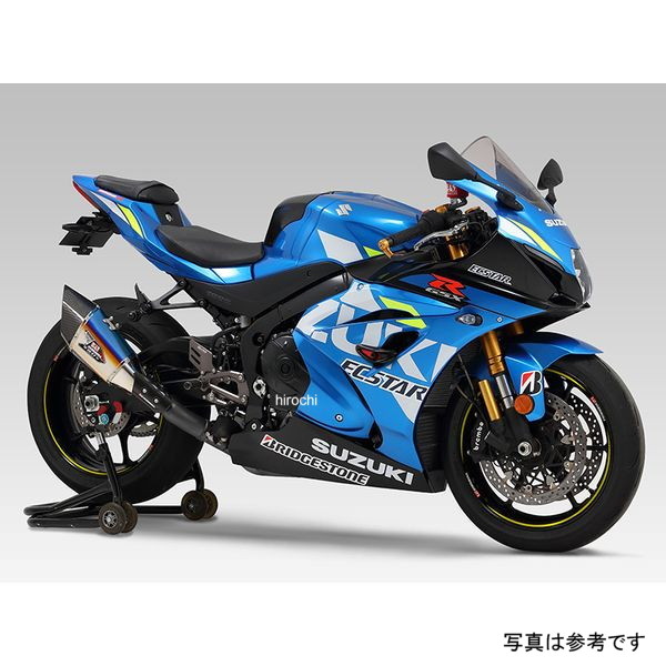 【メーカー在庫あり】 ヨシムラ Slip-On R-11Sq サイクロン EXPORT SPEC 政府認証 チタンブルーカバー 110-50A-L16G2 JP店