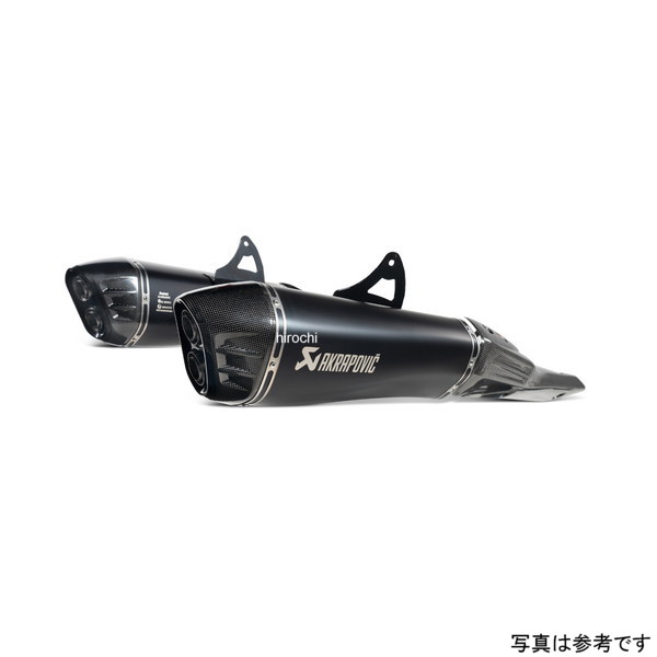 アクラポビッチ AKRAPOVIC スリップオンライン チタン EC/ECE 25年 ハヤブサ 黒 S-S13SO4-HRAATBL/1 JP店
