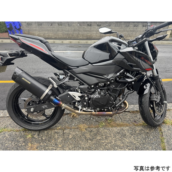 Badass バダス ブラック スリップオンマフラー タイプS ブルーステンパイプ 19年-25年 Z400 JMCA BDSSEX400GES-B JP店