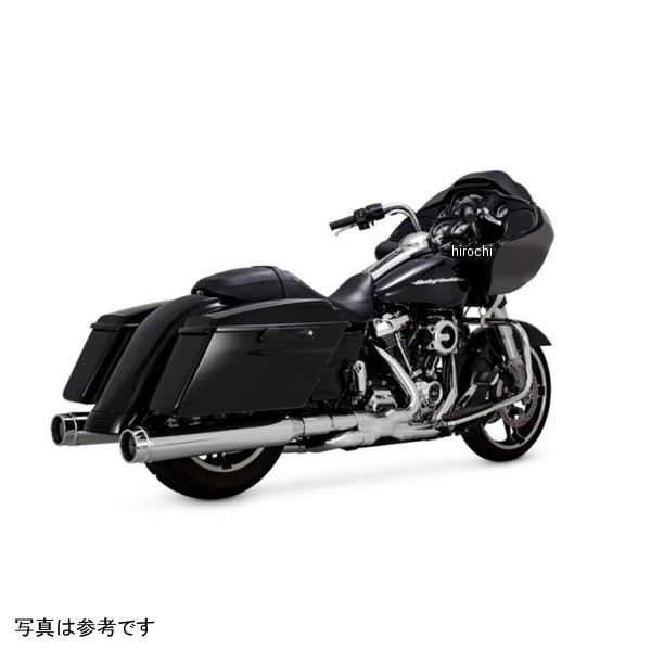 【メーカー在庫あり】 1801-1456 バンス＆ハインズ Torquer450 トルカー スリップオン クローム マフラー 17年-24年 ハーレー ツーリングファミリー 16674 JP店