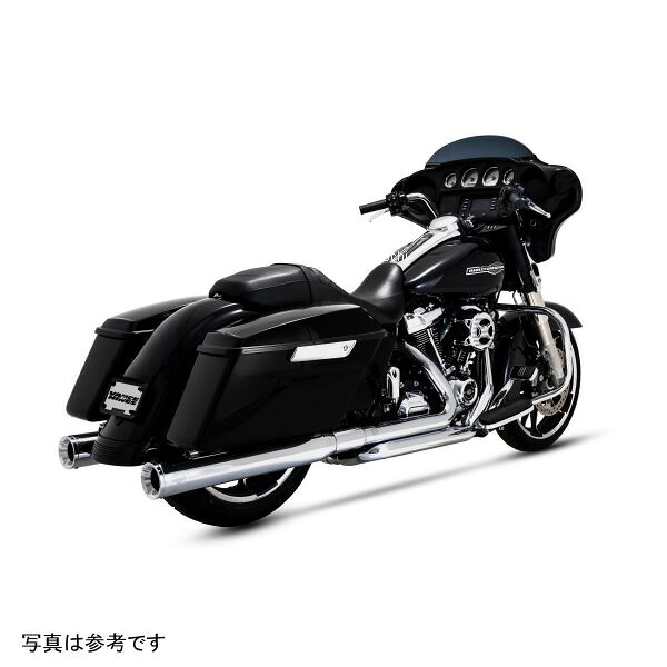 【メーカー在庫あり】 バンス＆ハインズ PCX ドレッサーデュアル ヘッドパイプ クローム マフラー 17年-22年 ハーレー ツーリングファミリー 17351 JP店