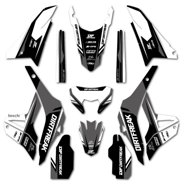 【メーカー在庫あり】 ファクトリーFX FACTORY EFFEX グラフィックキット 21年以降 CRF250L グレー 75-20012 JP店