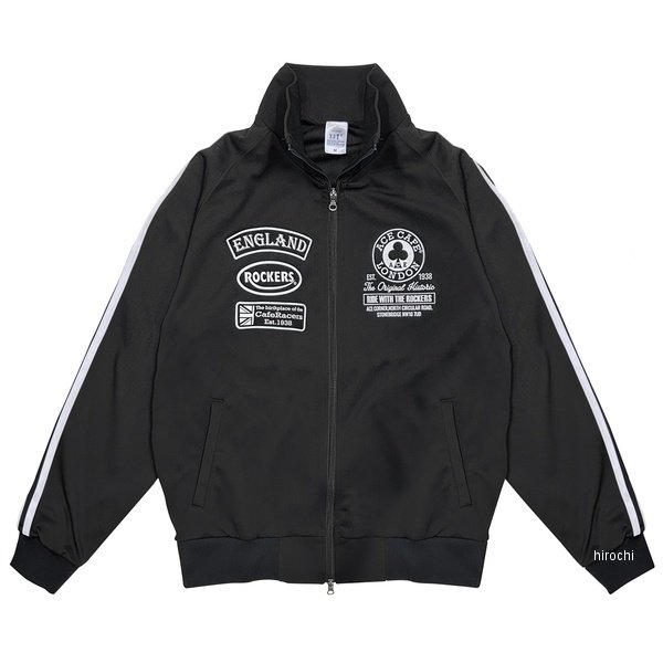 エースカフェロンドン ACE CAFE LONDON 2026年春夏モデル トラックジャケット Live to Ride ブラック/ホワイト M 4571443646002 JP店