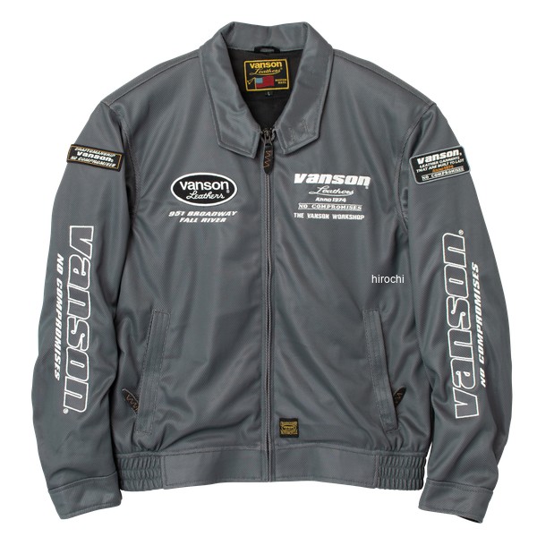 【メーカー在庫あり】 バンソン VANSON 2026年春夏モデル メッシュスウィングトップジャケット Mサイズ GY/WH VS26103S JP店