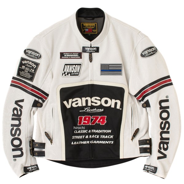 【メーカー在庫あり】 バンソン VANSON 2026年春夏モデル メッシュライダースジャケット XLサイズ IV/BK VS26105S JP店