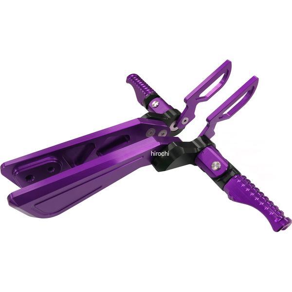 バイカーズ BIKERS タンデムステップ バックステップ用 パープル 13年-24年 ホンダ グロム H0401-PUR JP店