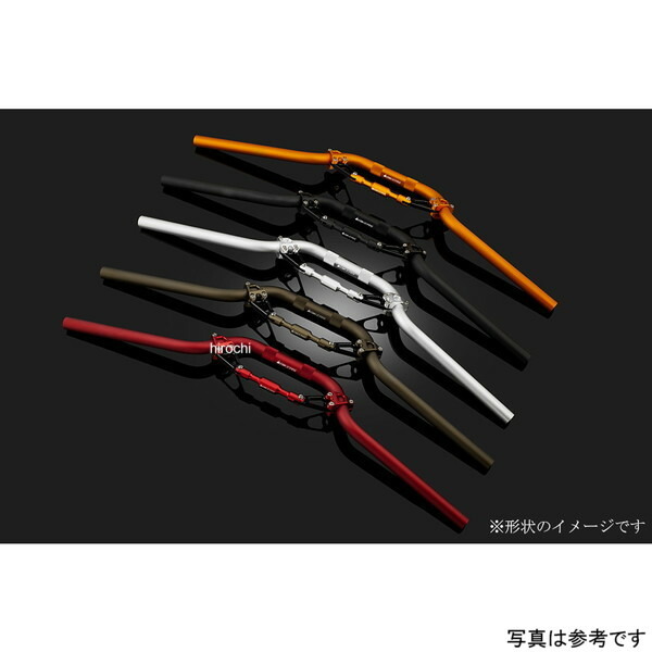 バイカーズ BIKERS バーハンドル アルミ ブレース付き グレー 16年-22年 カワサキ Z125 PRO K0109-GRY JP店