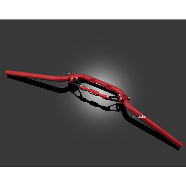 バイカーズ BIKERS バーハンドル アルミ ブレース付き レッド 16年-22年 カワサキ Z125 PRO K0109-RED JP店
