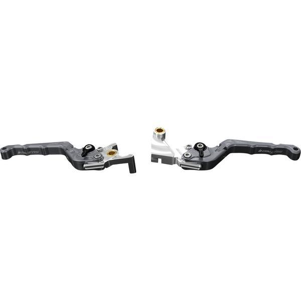 バイカーズ BIKERS レバーセット 可倒式 カーブタイプ グレー 08年-12年 カワサキ Ninja250R K0508-GRY JP店