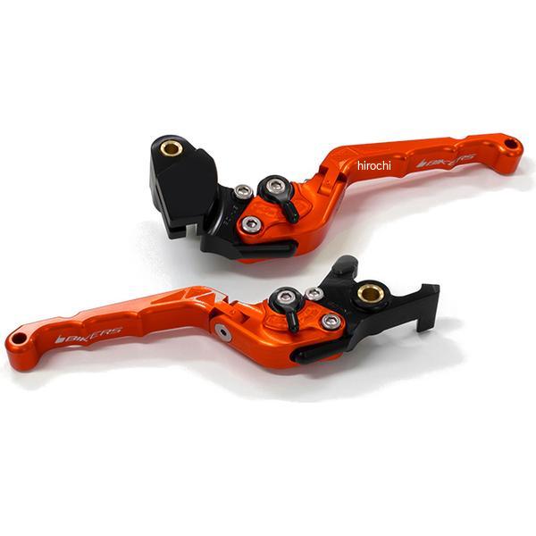 バイカーズ BIKERS レバーセット 可倒式 カーブタイプ オレンジ 17年-25年 カワサキ Ninja650 K0526-ORG JP店