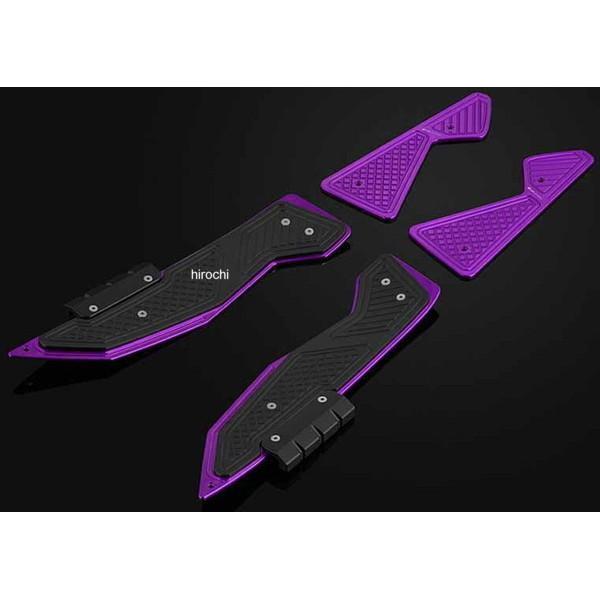 バイカーズ BIKERS フットプレート 左右セット パープル 16年-20年 ヤマハ NMAX Y0226-PUR-BLK JP店