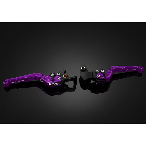バイカーズ BIKERS レバーセット 可倒式 カーブタイプ パープル 23年-24年 ヤマハ YZF-R125 Y0391-PUR JP店