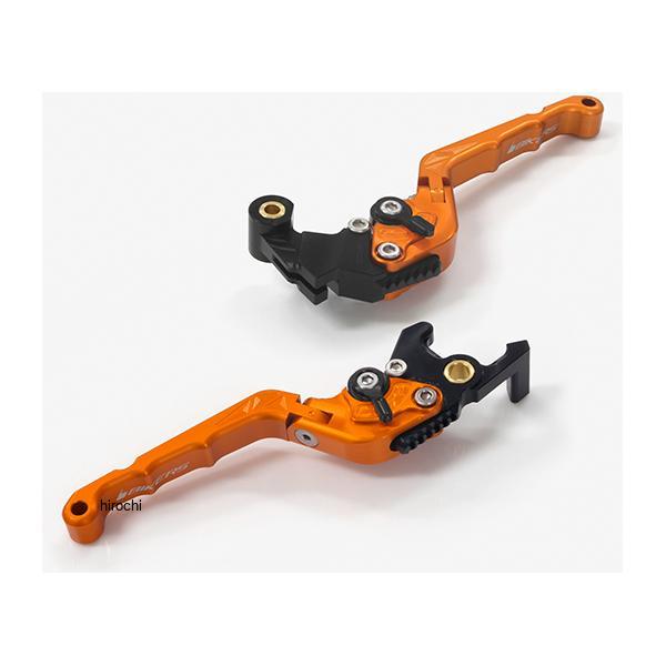 バイカーズ BIKERS レバーセット 可倒式 カーブタイプ オレンジゴールド 15年-25年 ヤマハ YZF-R25 Y0539-OGD JP店