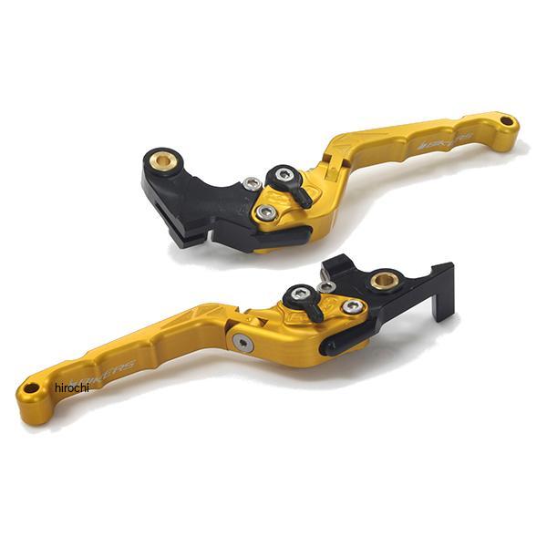 バイカーズ BIKERS レバーセット 可倒式 カーブタイプ ライトゴールド 22年 ヤマハ XSR700 Y0545-LGD JP店