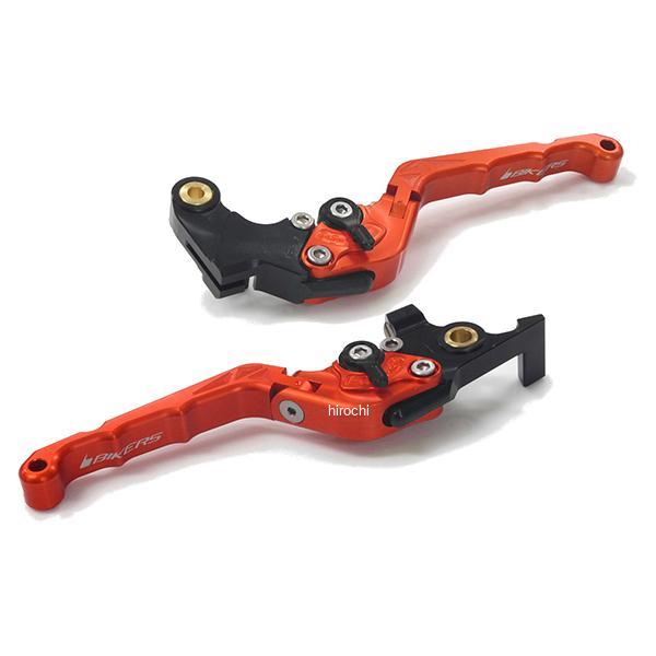バイカーズ BIKERS レバーセット 可倒式 カーブタイプ オレンジ 22年 ヤマハ XSR700 Y0545-ORG JP店