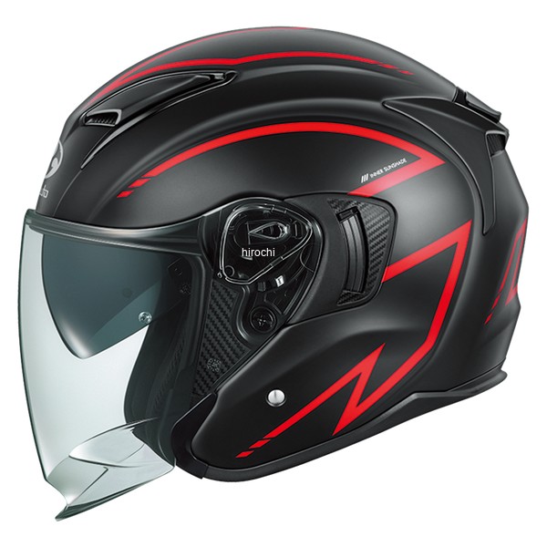 【メーカー在庫あり】 オージーケーカブト OGK KABUTO フルフェイスヘルメット EXCEED-2 SPRIA フラットブラックレッド Mサイズ 4966094643966 JP店