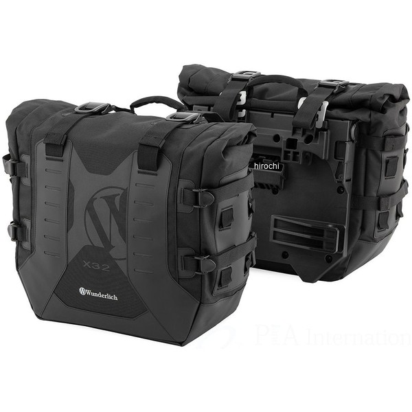 ワンダーリッヒ Wunderlich サイドバッグセット X-BAG X32 & サイドキャリア for 純正センターキャリア搭載車 R1300R/RS W15608-102 JP店