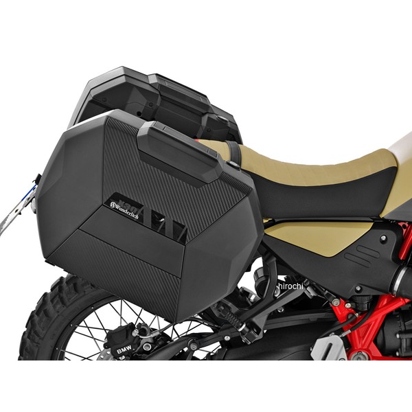 ワンダーリッヒ Wunderlich サイドケース X-CASE X30 カーボン調 & サイドキャリア X-RACK Light ケース&ホルダーセット R12 G/S ブラック W44137-102 JP店｜株式会社ヒロチー商事 店 111,100円