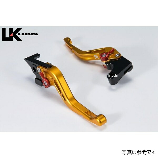 ユーカナヤ U-KANAYA ビレットレバーセット GPタイプ ショート 25年以降 ホンダ CB1000F 8BL-SC94 マットゴールド HO118-111-0612 JP店