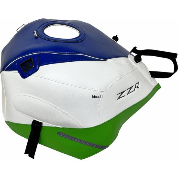 【メーカー在庫あり】 バグスター BAGSTER タンクカバー ホワイト/デコブルー/グリーン 12年-24年 カワサキ ZZR1400 1635L JP店