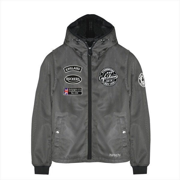 【メーカー在庫あり】 エースカフェロンドン ACE CAFE LONDON 2026年春夏モデル シースルー メッシュジャケット チャコール S/unisex SS2603MJ JP店