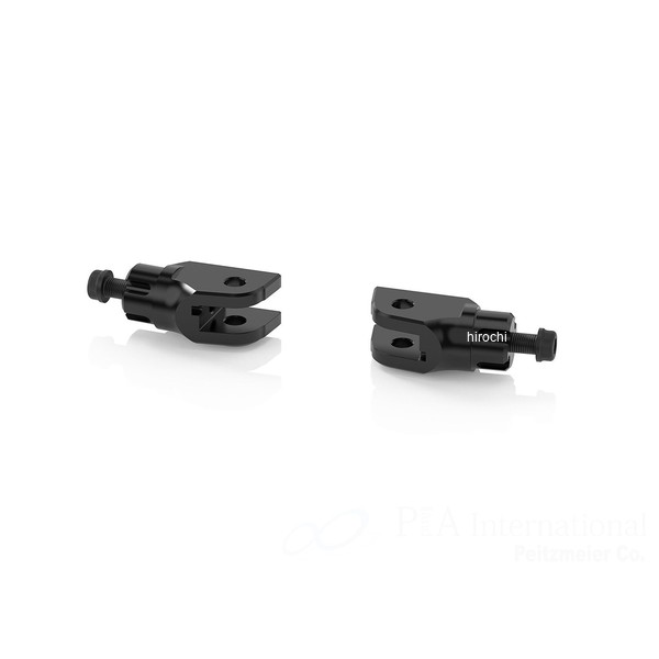 リゾマ rizoma ライダー＆パッセンジャーペグアダプター 左右セット ?22 mm 22年-25年 DesertX ブラック PE724B JP店