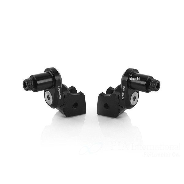 リゾマ rizoma ライダー＆パッセンジャーペグアダプター 左右セット ?18 mm 22年-25年 DesertX ブラック PE727B JP店｜株式会社ヒロチー商事 店