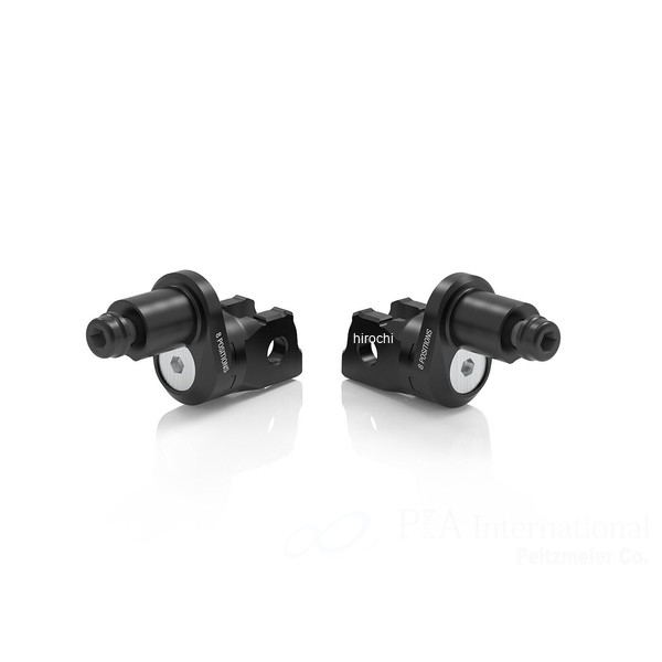リゾマ rizoma ライダー＆パッセンジャーペグアダプター 左右セット 25年-26年 M1000RR ブラック PE814B JP店 16,870円