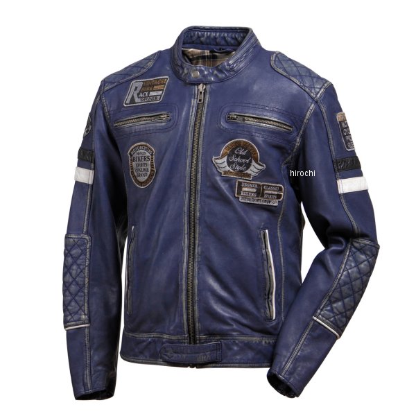 【New】【メーカー在庫あり】 デグナー DEGNER 2026年春夏モデル レザージャケット メンズ ネイビー L 26SJ-4 JP店
