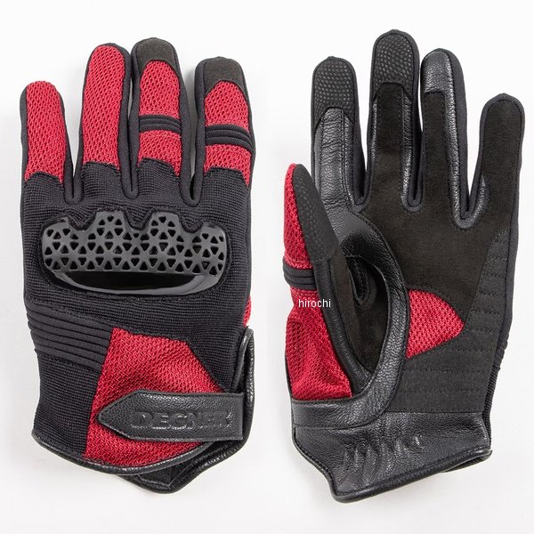 【New】【メーカー在庫あり】 デグナー DEGNER テキスタイルメッシュグローブ レディース レッド S FRTG-114M JP店