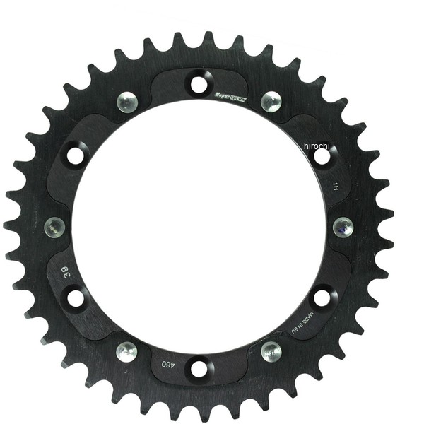 スーパースプロックス SUPERSPROX リアスプロケット ステルス 460-39T 98年-00年 D-TRACKER ブラック RST-460:39-BLK JP店|株式会社ヒロチー商事 店