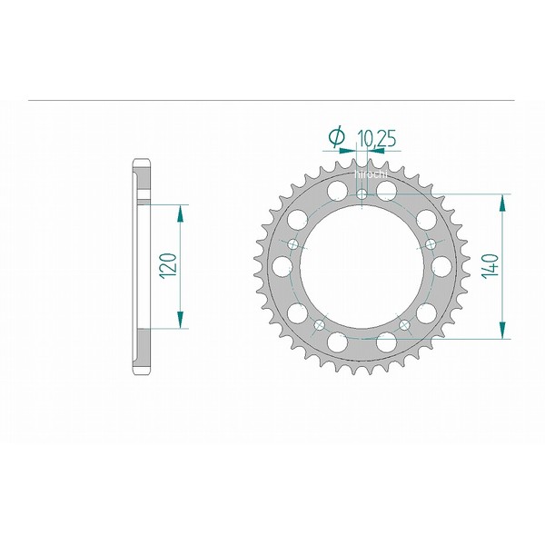 【メーカー在庫あり】 アファム AFAM リアスプロケット 45T/525 スズキ 01年-07年 GSX-R1000 等 15604-45 JP店|株式会社ヒロチー商事 店