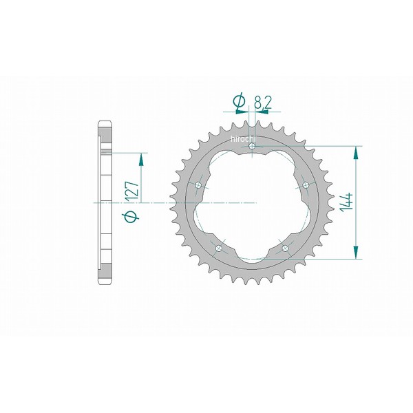 アファム AFAM リアスプロケット 42T/525 ドゥカティ 94年-01年 916STRADA 916ストラーダ 等 51608-42 JP店