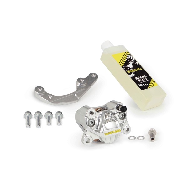 SP武川 アルミビレット2POTキャリパーフロントセット モンキー125/GROM/ABS車対応 シルバー 06-08-0287 JP店|株式会社ヒロチー商事 店