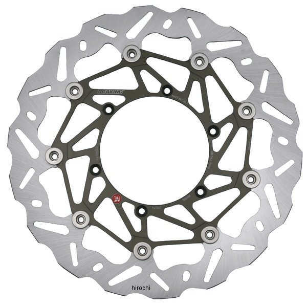 【New】【メーカー在庫あり】 ブレーキング BRAKING WK055L ディスクローター ウェーブデスク フロント左側専用 ヤマハ WR/YZ 450 65485 JP店