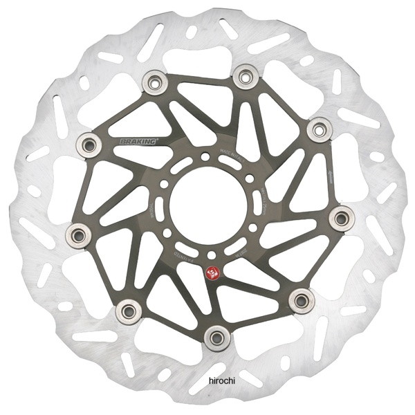 【New】【メーカー在庫あり】 ブレーキング BRAKING WK004L ディスクローター ウェーブデスク フロント左側専用 ホンダ CB400SB/SF 65552 JP店