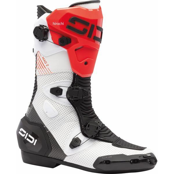 SIDI シディー ブーツ MAG 2 AIR 白 黒 レッド EU43/27.2cm 8017732776136 JP店