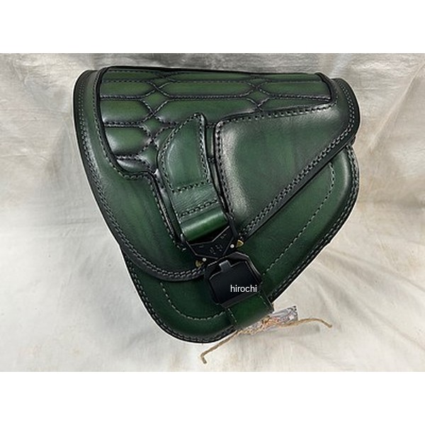 部品屋K&W サドルバッグ グリーン 汎用品 LCL-B5 JP店