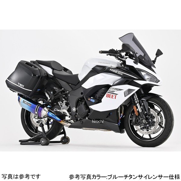 ビート BEET フルエキゾースト Evolution GT T2 パニア 25年- Ninja1100SX ブルーチタン 0260-KI6-BL JP店