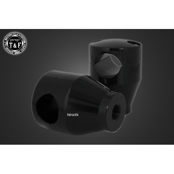 【New】 ガレージT＆F ハンドルポスト カワサキ エリミネーター250V ブラック 2インチ 8031217 JP店